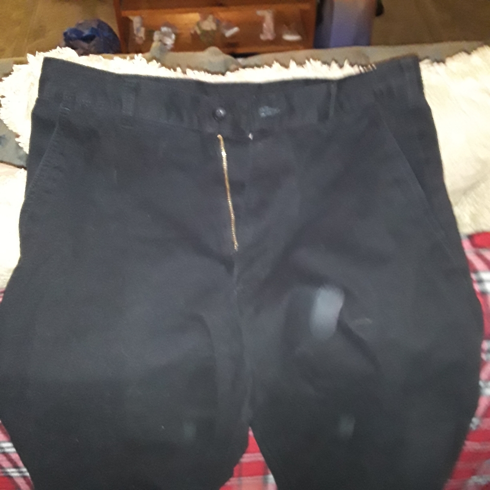 Black dress or casual  pants.